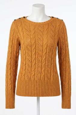 NEW KENSIE punk yarn sweater in orange